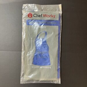 Chef Works Unisex Three Pocket Apron (F10) Blue New